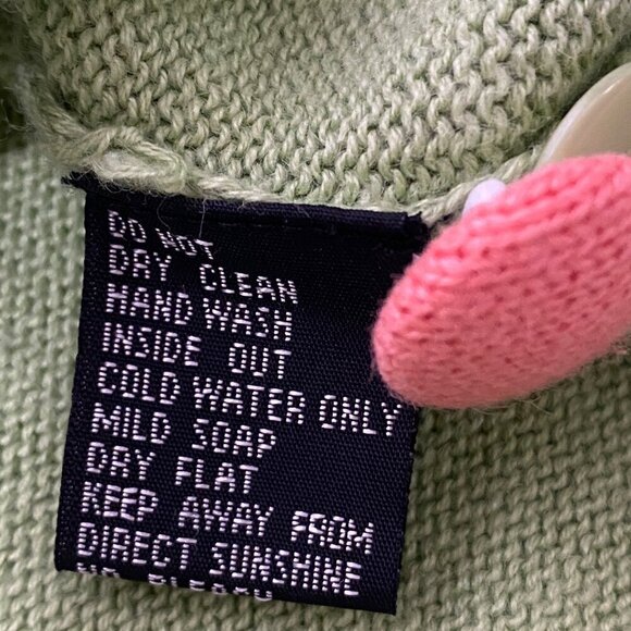 Berek paradise embroidered beaded patchwork cardigan sweater L cottage coastal - Picture 10 of 15